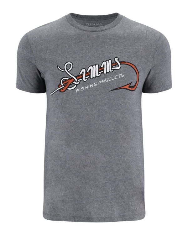 Simms Hook & Loop T-shirt Athletic Heather