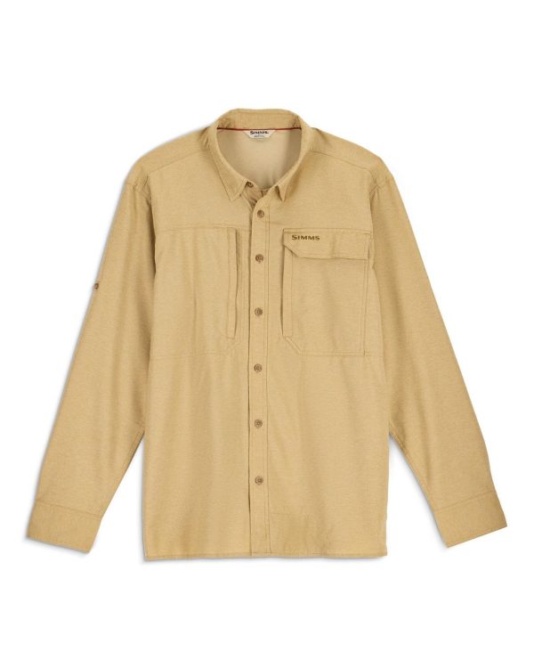 Simms Guide Bugstopper Shirt Bistre Heather