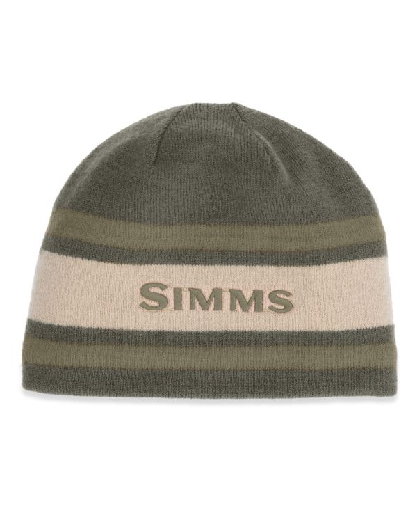 Simms Hayward Wool Beanie - Dark Olive
