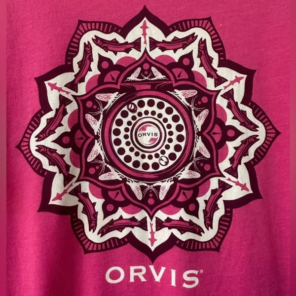 Orvis Wms Battenkill Reel Tee Raspberry
